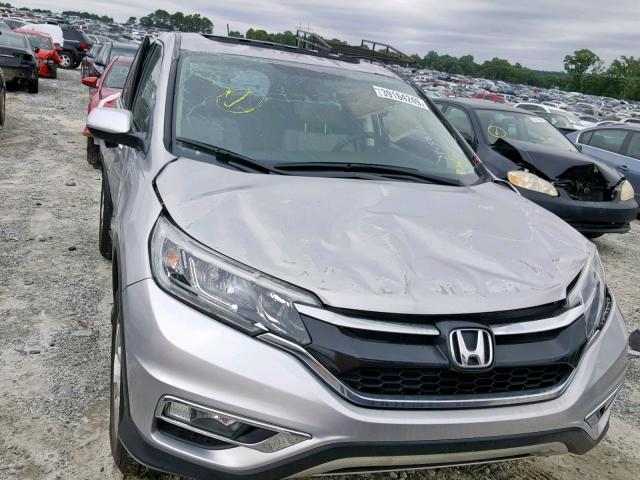 5J6RM4H59FL032840 - 2015 HONDA CR-V EX SILVER photo 9