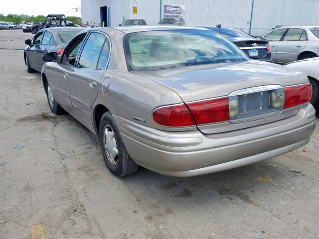 1G4HP54K3YU100620 - 2000 BUICK LESABRE CU TAN photo 3