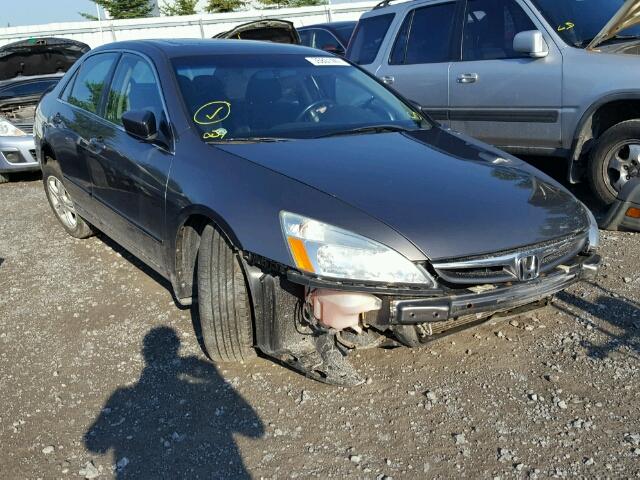 1HGCM56747A807565 - 2007 HONDA ACCORD EX GRAY photo 1