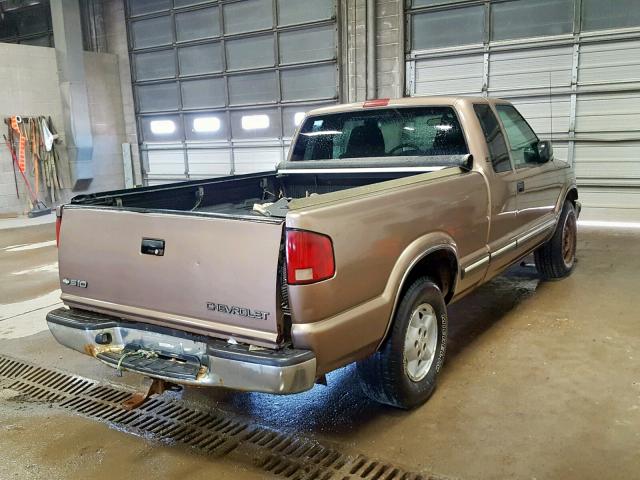 1GCDT19W818232967 - 2001 CHEVROLET S TRUCK S1 BROWN photo 4