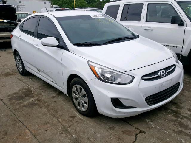 KMHCT4AE8GU106801 - 2016 HYUNDAI ACCENT SE WHITE photo 1