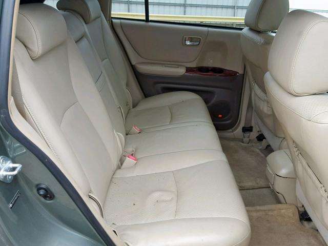 JTEEP21A860161477 - 2006 TOYOTA HIGHLANDER GREEN photo 6