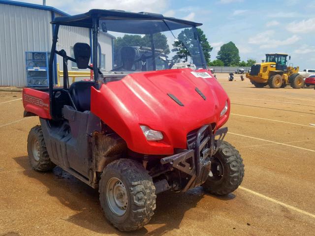 3H1VE01079D001996 - 2009 HONDA MUV700 RED photo 1