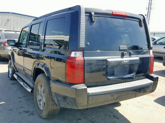 1J8HH48K18C208545 - 2008 JEEP COMMANDER BLACK photo 3