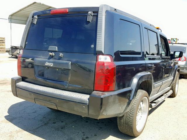 1J8HH48K18C208545 - 2008 JEEP COMMANDER BLACK photo 4