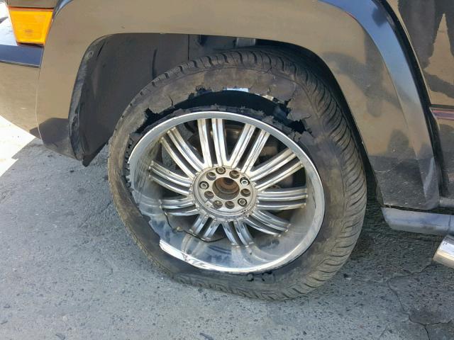 1J8HH48K18C208545 - 2008 JEEP COMMANDER BLACK photo 9