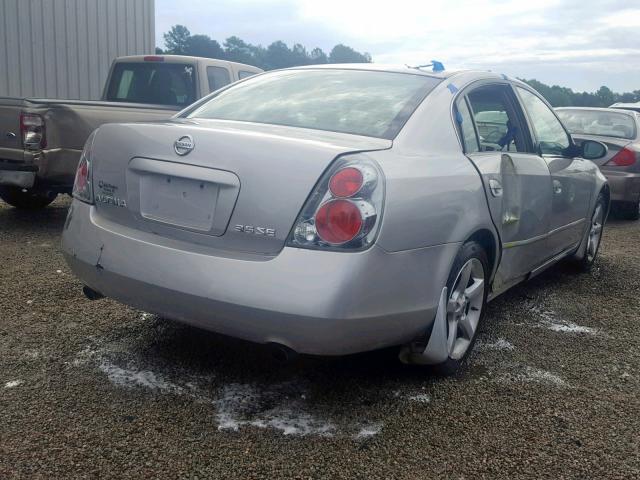 1N4BL11D75C221257 - 2005 NISSAN ALTIMA SE GRAY photo 4