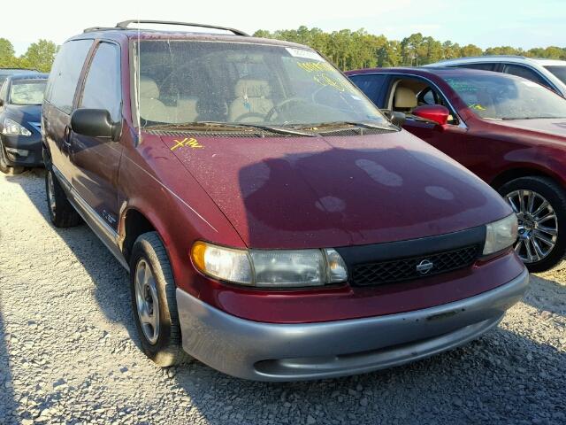 4N2DN1111VD836770 - 1997 NISSAN QUEST XE RED photo 1