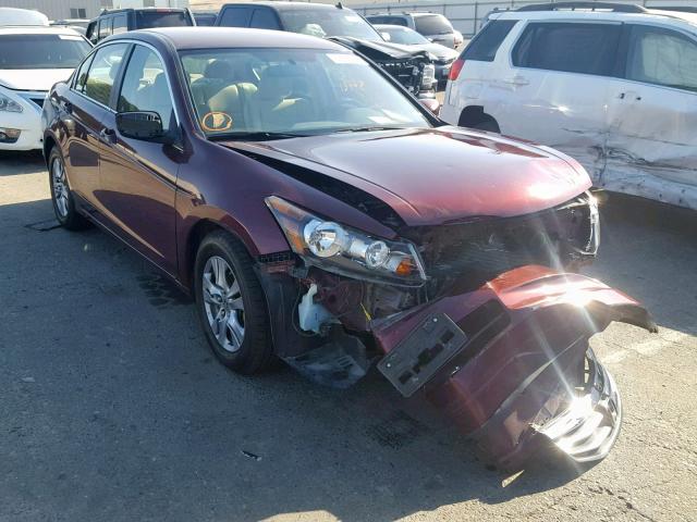 1HGCP2F48CA123365 - 2012 HONDA ACCORD LXP BURGUNDY photo 1