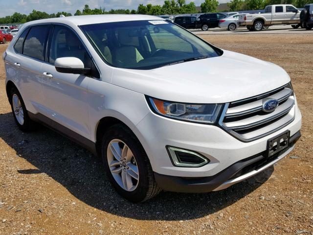 2FMPK4J97HBB62288 - 2017 FORD EDGE SEL WHITE photo 1