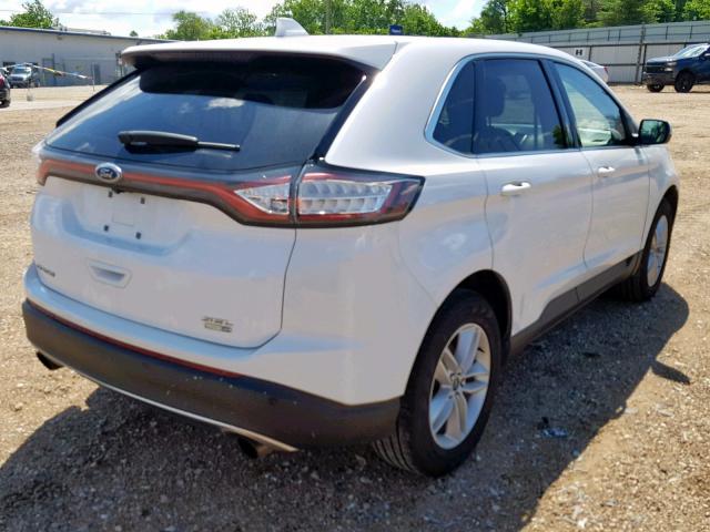 2FMPK4J97HBB62288 - 2017 FORD EDGE SEL WHITE photo 4