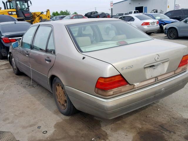 WDBGA43E2TA294282 - 1996 MERCEDES-BENZ S 420 GOLD photo 3