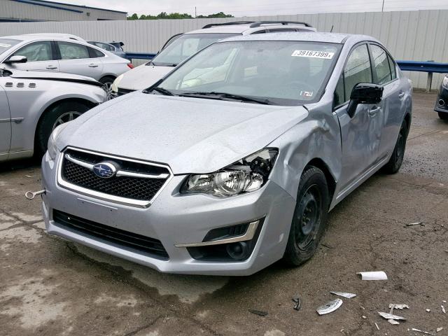 JF1GJAA62FH008833 - 2015 SUBARU IMPREZA SILVER photo 2