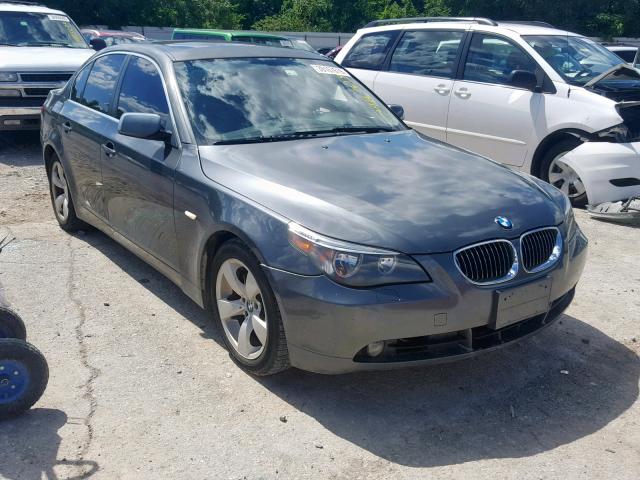 WBANE53506CK91437 - 2006 BMW 525 I GRAY photo 1