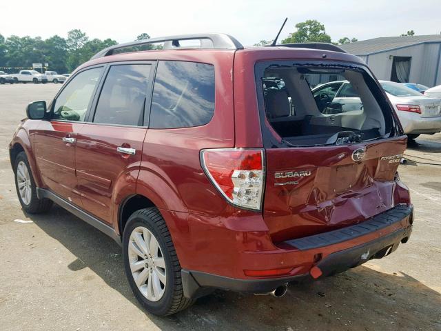 JF2SHAEC9DH416003 - 2013 SUBARU FORESTER L RED photo 3