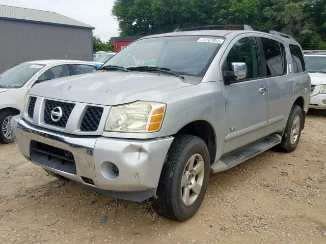 5N1AA08AX6N705071 - 2006 NISSAN ARMADA SE SILVER photo 2