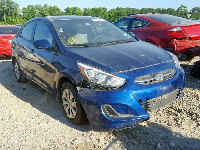 KMHCT4AE2HU188963 - 2017 HYUNDAI ACCENT SE BLUE photo 1