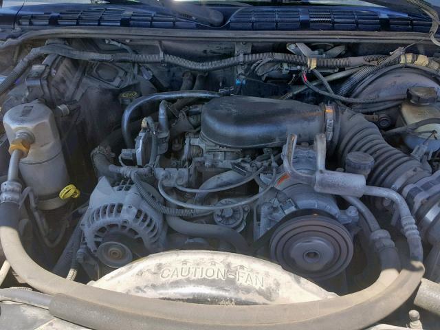 1GNDT13W9Y2131174 - 2000 CHEVROLET BLAZER BLUE photo 7