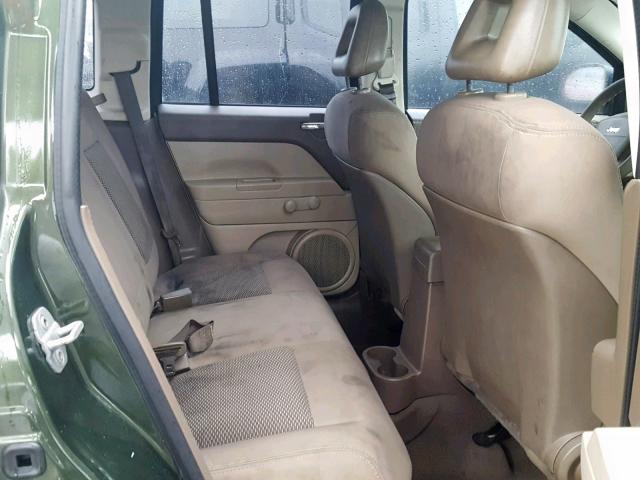 1J8FT47078D793731 - 2008 JEEP COMPASS SP 绿色 照片 6