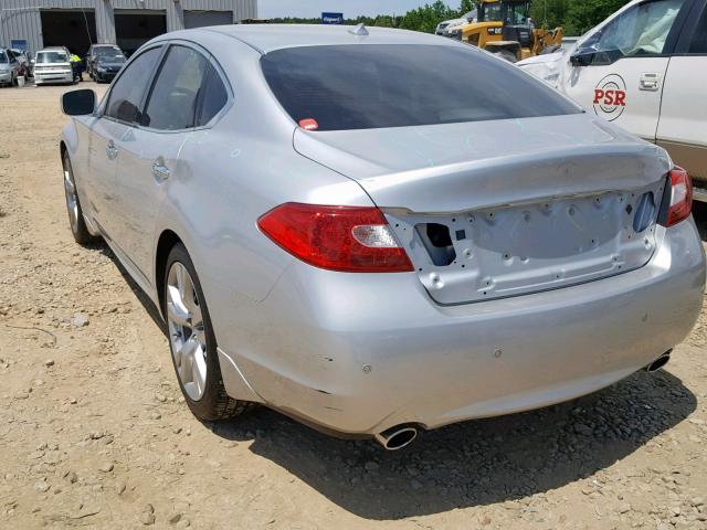 JN1BY1APXDM513101 - 2013 INFINITI M37 SILVER photo 3