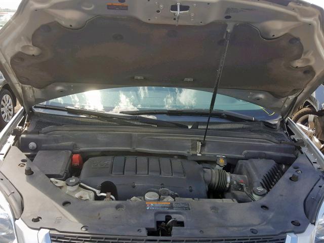 1GKKVPEDXCJ221445 - 2012 GMC ACADIA SLE SILVER photo 7