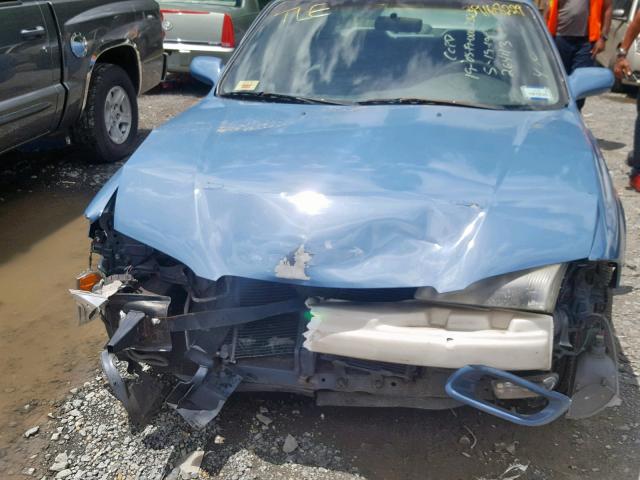 1YVGF22C425264113 - 2002 MAZDA 626 LX BLUE photo 9