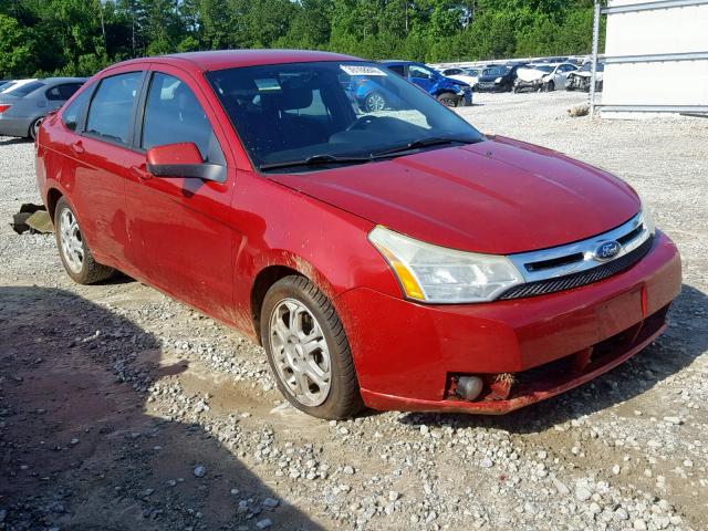 1FAHP36N09W198260 - 2009 FORD FOCUS SES BURGUNDY photo 1