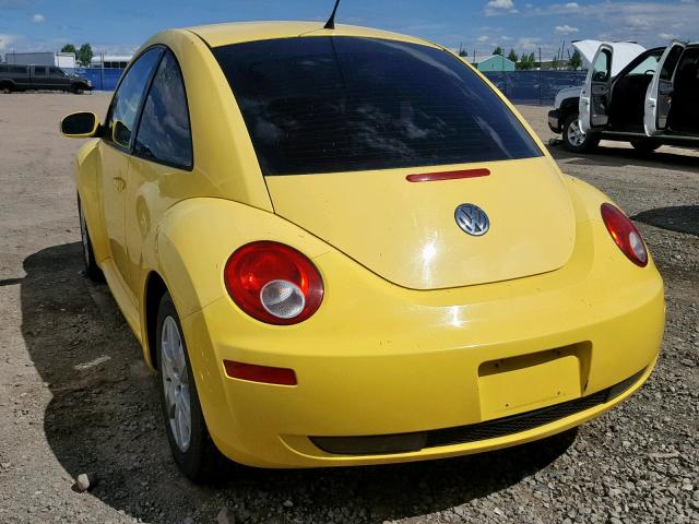 3VWRW21CX7M513223 - 2007 VOLKSWAGEN NEW BEETLE ყვითელი ფოტო 3