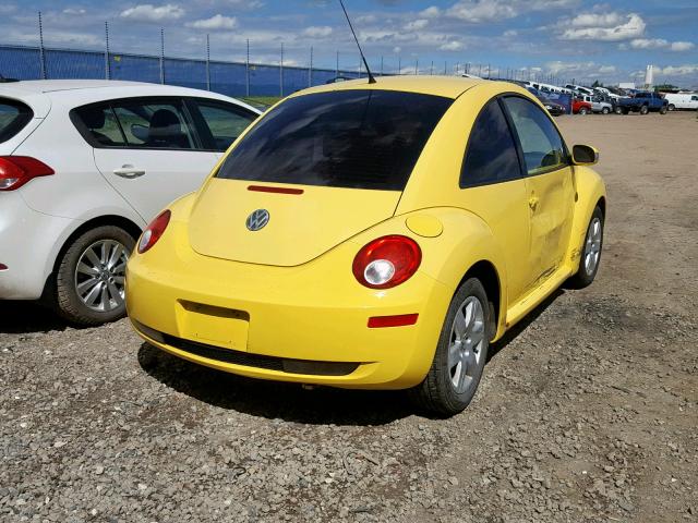 3VWRW21CX7M513223 - 2007 VOLKSWAGEN NEW BEETLE ყვითელი ფოტო 4