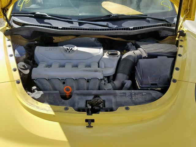 3VWRW21CX7M513223 - 2007 VOLKSWAGEN NEW BEETLE ყვითელი ფოტო 7
