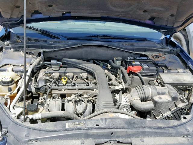 3FAFP06Z36R225801 - 2006 FORD FUSION S BLUE photo 7