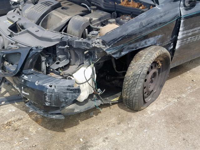 1G2AL15FX77312766 - 2007 PONTIAC G5 BLACK photo 9