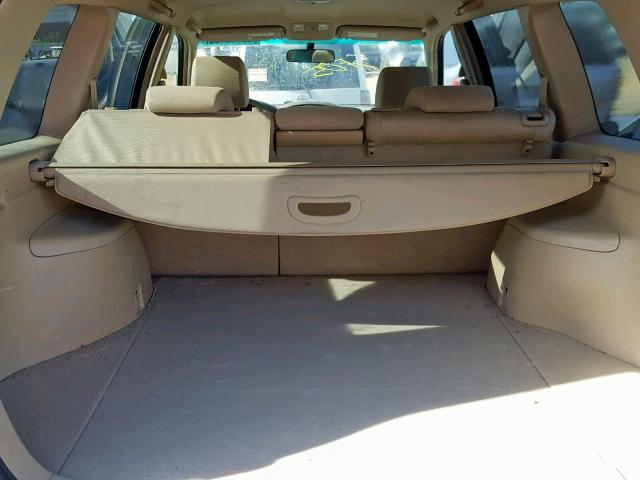 JTEHD21A450037033 - 2005 TOYOTA HIGHLANDER BEIGE photo 9