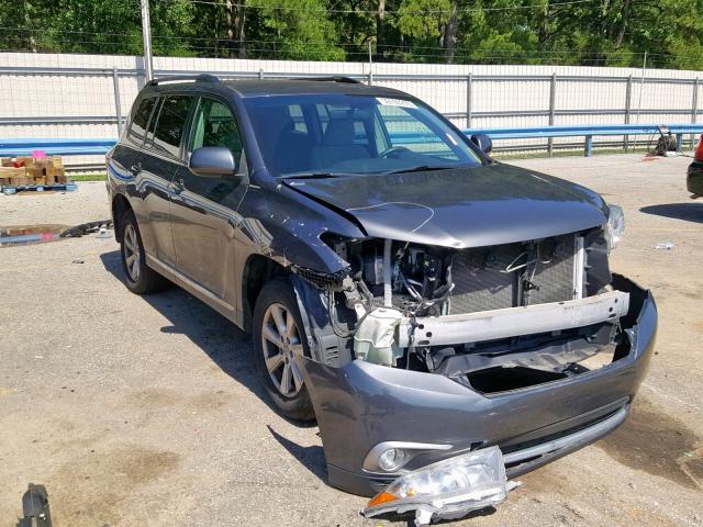 5TDZK3EH8BS037864 - 2011 TOYOTA HIGHLANDER GRAY photo 1