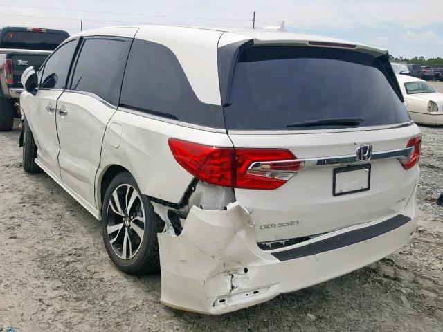 5FNRL6H92KB062489 - 2019 HONDA ODYSSEY EL WHITE photo 3