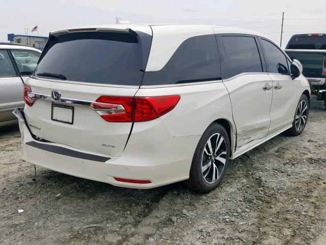 5FNRL6H92KB062489 - 2019 HONDA ODYSSEY EL WHITE photo 4