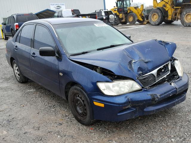 JA3AJ26E72U058259 - 2002 MITSUBISHI LANCER ES BLUE photo 1