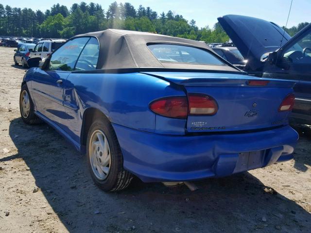 4G1JF3249TB104071 - 1996 CHEVROLET CAVALIER L BLUE photo 3