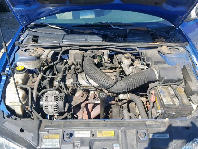 4G1JF3249TB104071 - 1996 CHEVROLET CAVALIER L BLUE photo 7