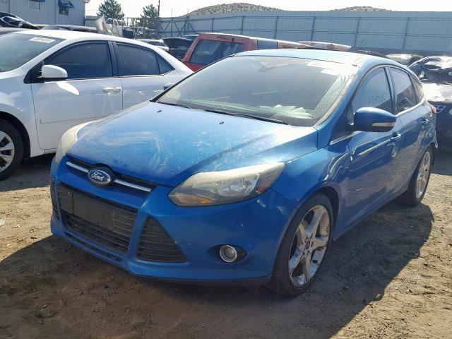 1FAHP3N25CL313595 - 2012 FORD FOCUS TITA BLUE photo 2