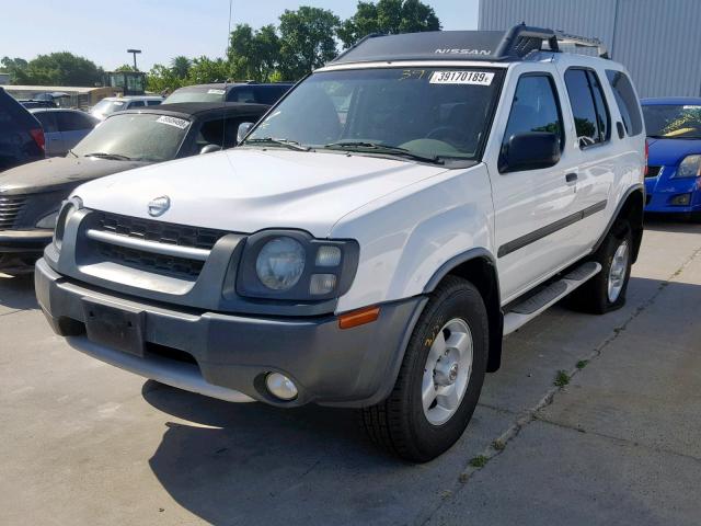 5N1ED28T73C657123 - 2003 NISSAN XTERRA XE WHITE photo 2