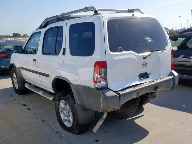 5N1ED28T73C657123 - 2003 NISSAN XTERRA XE WHITE photo 3