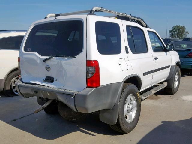 5N1ED28T73C657123 - 2003 NISSAN XTERRA XE WHITE photo 4