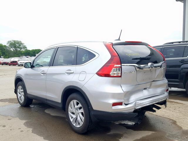 2HKRM4H78GH727744 - 2016 HONDA CR-V EXL SILVER photo 3