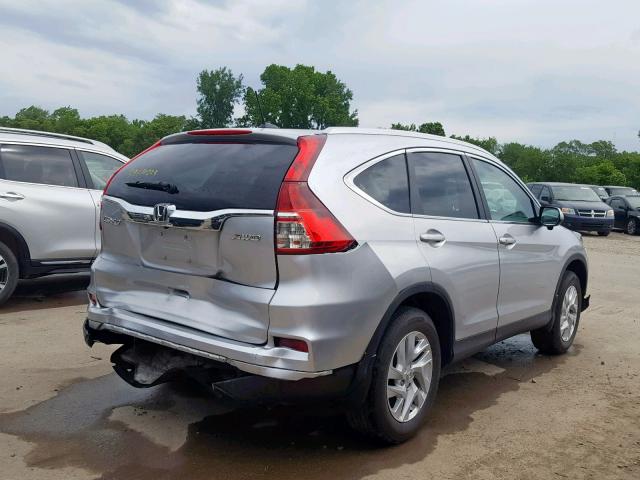 2HKRM4H78GH727744 - 2016 HONDA CR-V EXL SILVER photo 4