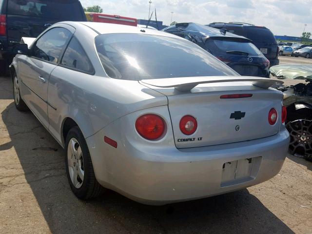 1G1AL18F387139187 - 2008 CHEVROLET COBALT LT SILVER photo 3