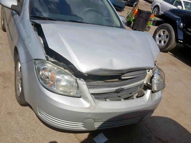 1G1AL18F387139187 - 2008 CHEVROLET COBALT LT SILVER photo 7