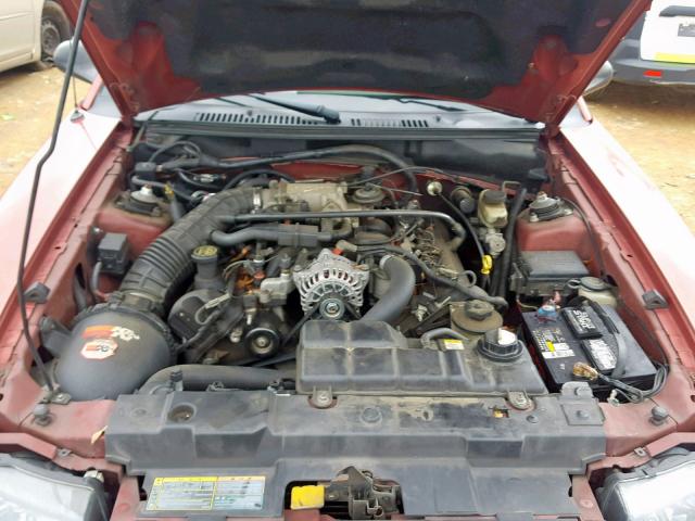 1FAFP45X42F226115 - 2002 FORD MUSTANG GT RED photo 7