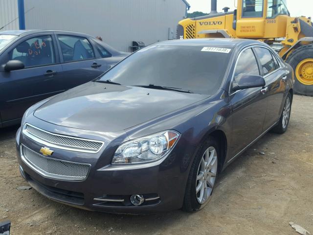 1G1ZE5E72A4134118 - 2010 CHEVROLET MALIBU LTZ GRAY photo 2