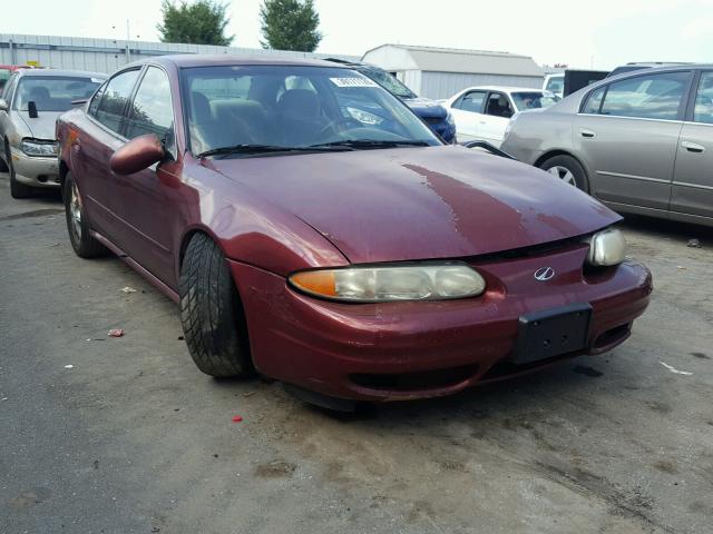 1G3NL52E21C206066 - 2001 OLDSMOBILE ALERO GL BURGUNDY photo 1